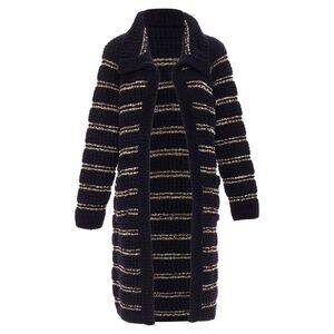 Chanel 2020 Runway Tweed Cardigan Coat